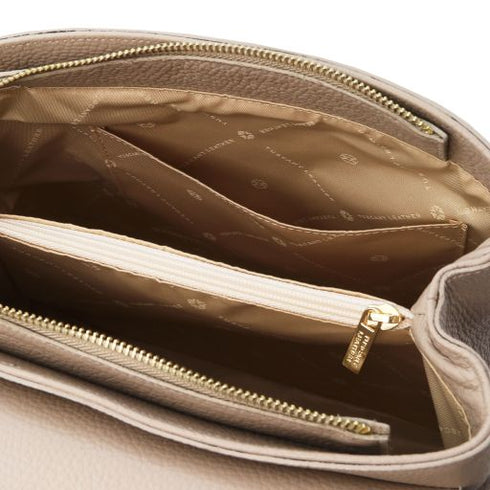 Silene - Leather convertible backpack handbag